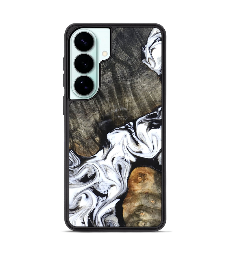 Galaxy S26 Plus Wood Phone Case - Deidre (Black & White, 829735)