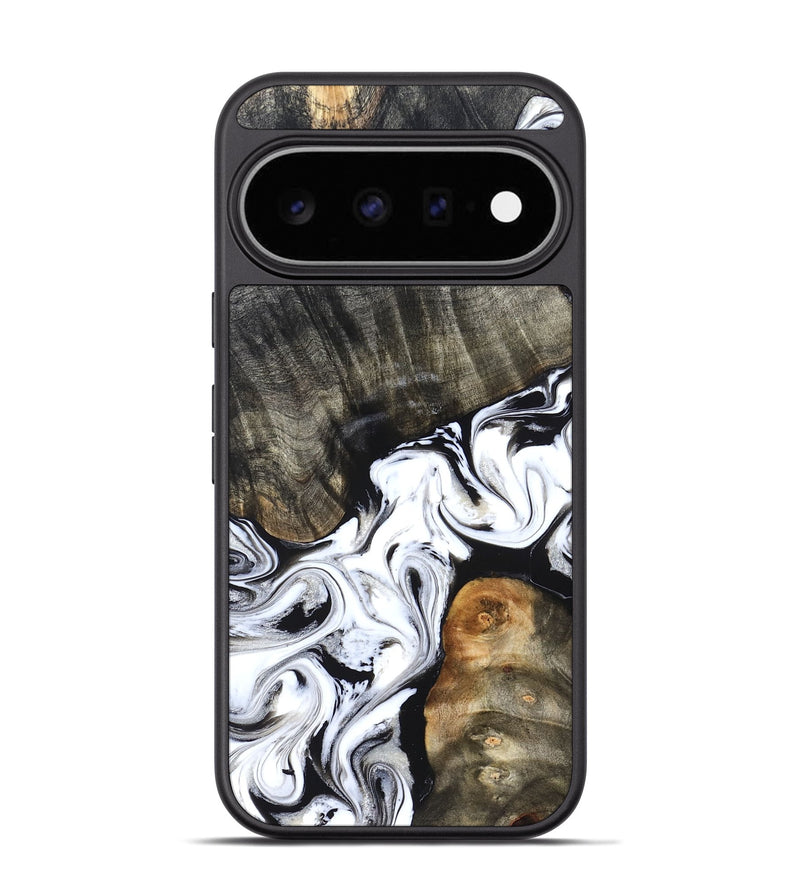 Pixel 11 Pro Wood Phone Case - Deidre (Black & White, 829735)