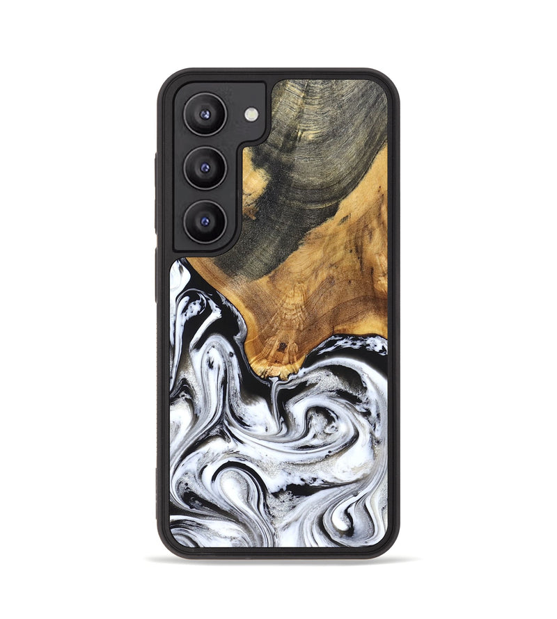 Galaxy S23 Wood Phone Case - Trinity (Black & White, 829736)