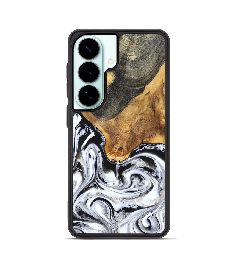 Galaxy S26 Wood Phone Case - Trinity (Black & White, 829736)