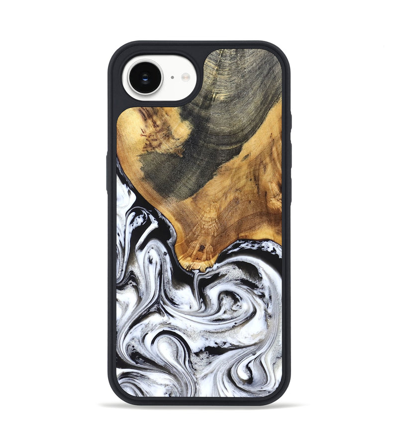 iPhone 17e Wood Phone Case - Trinity (Black & White, 829736)