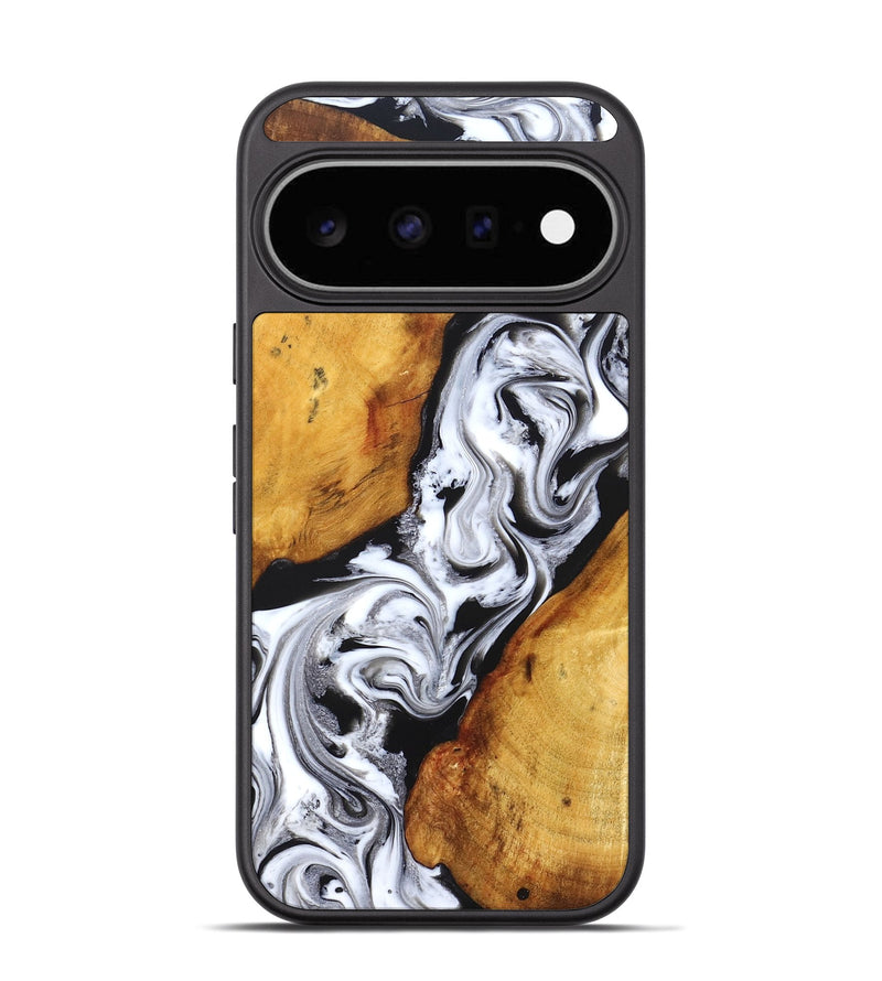 Pixel 11 Wood Phone Case - Castiel (Black & White, 829738)