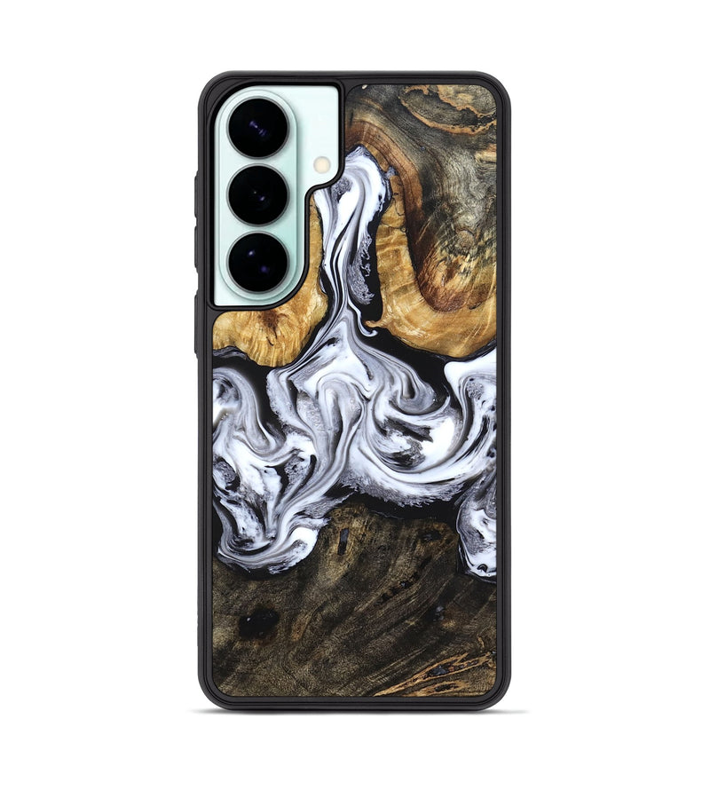 Galaxy S26 Plus Wood Phone Case - Ellis (Black & White, 829739)