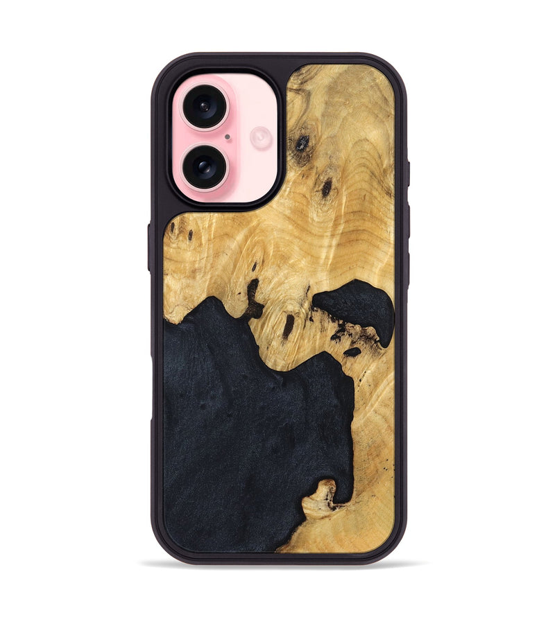 iPhone 16 Wood Phone Case - Arleen (Wood Burl, 829741)