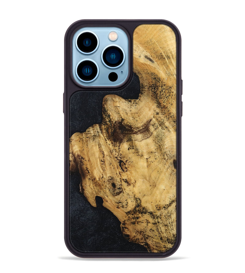 iPhone 14 Pro Max Wood Phone Case - Adhara (Wood Burl, 829762)