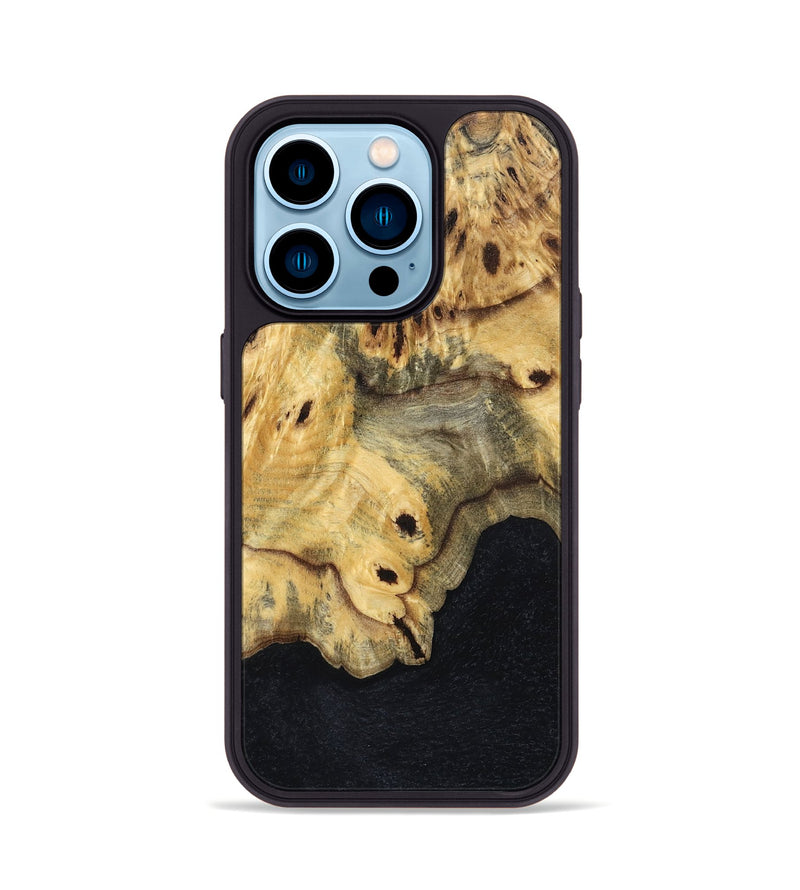 iPhone 14 Pro Wood Phone Case - Eliezer (Wood Burl, 829763)
