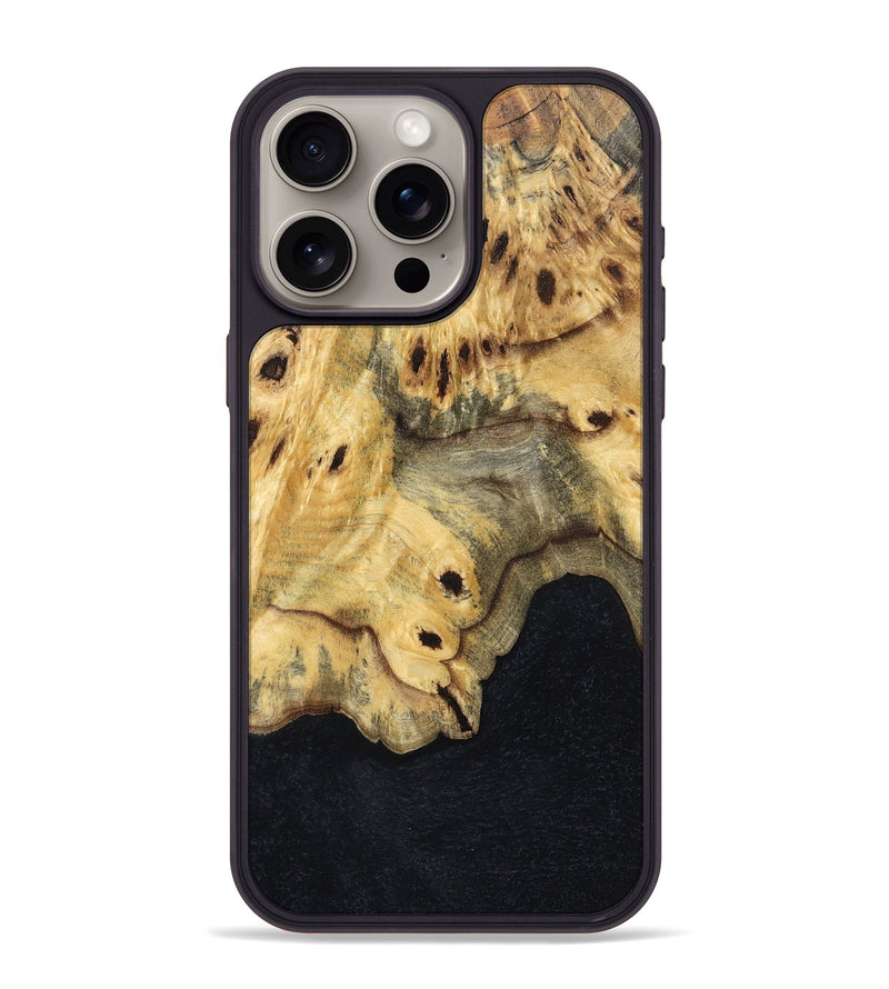 iPhone 15 Pro Max Wood Phone Case - Eliezer (Wood Burl, 829763)