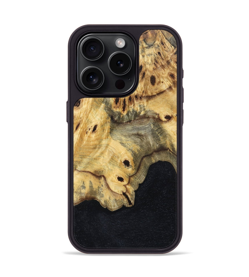 iPhone 15 Pro Wood Phone Case - Eliezer (Wood Burl, 829763)