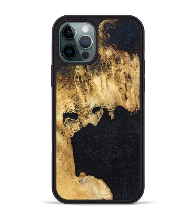 iPhone 12 Pro Max Wood Phone Case - Belle (Wood Burl, 829765)