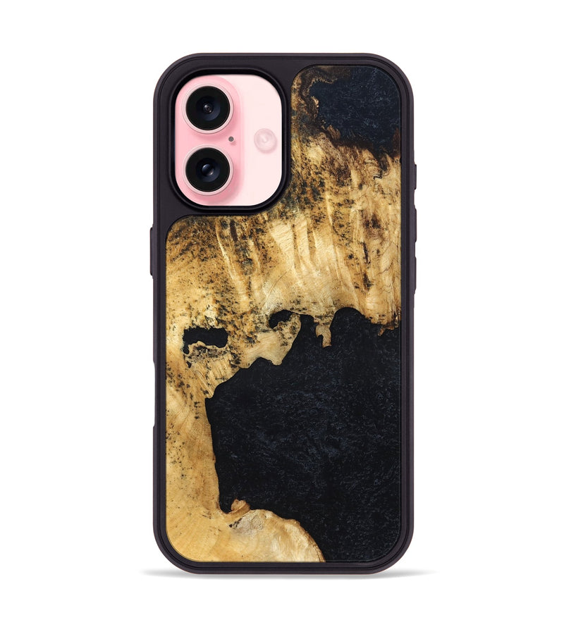 iPhone 16 Wood Phone Case - Belle (Wood Burl, 829765)