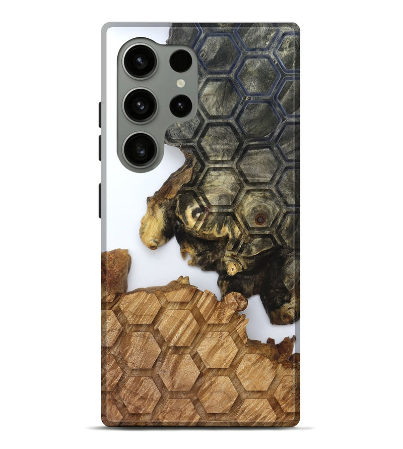 Galaxy S24 Ultra Wood Live Edge Phone Case - Javion (Clear, 829786)