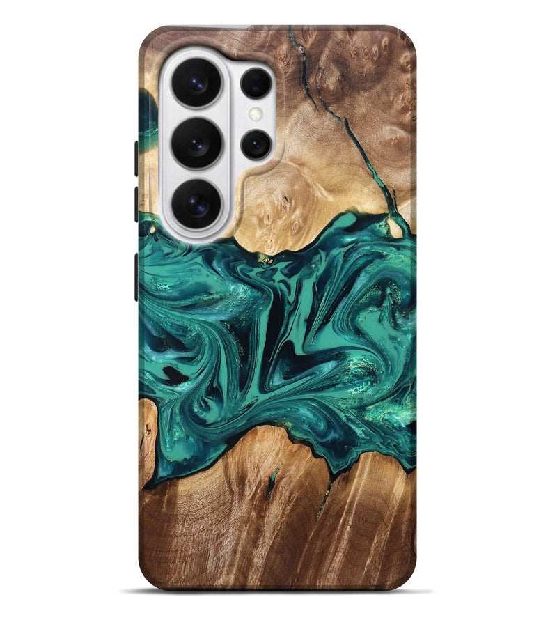 Galaxy S26 Ultra Wood Live Edge Phone Case - Nash (Green, 829790)