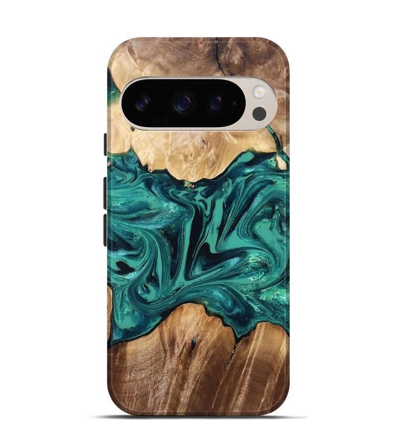Pixel 10 Wood Live Edge Phone Case - Nash (Green, 829790)
