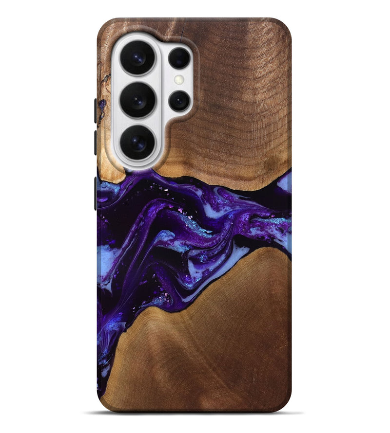 Galaxy S26 Ultra Wood Live Edge Phone Case - Cierra (Purple, 829793)