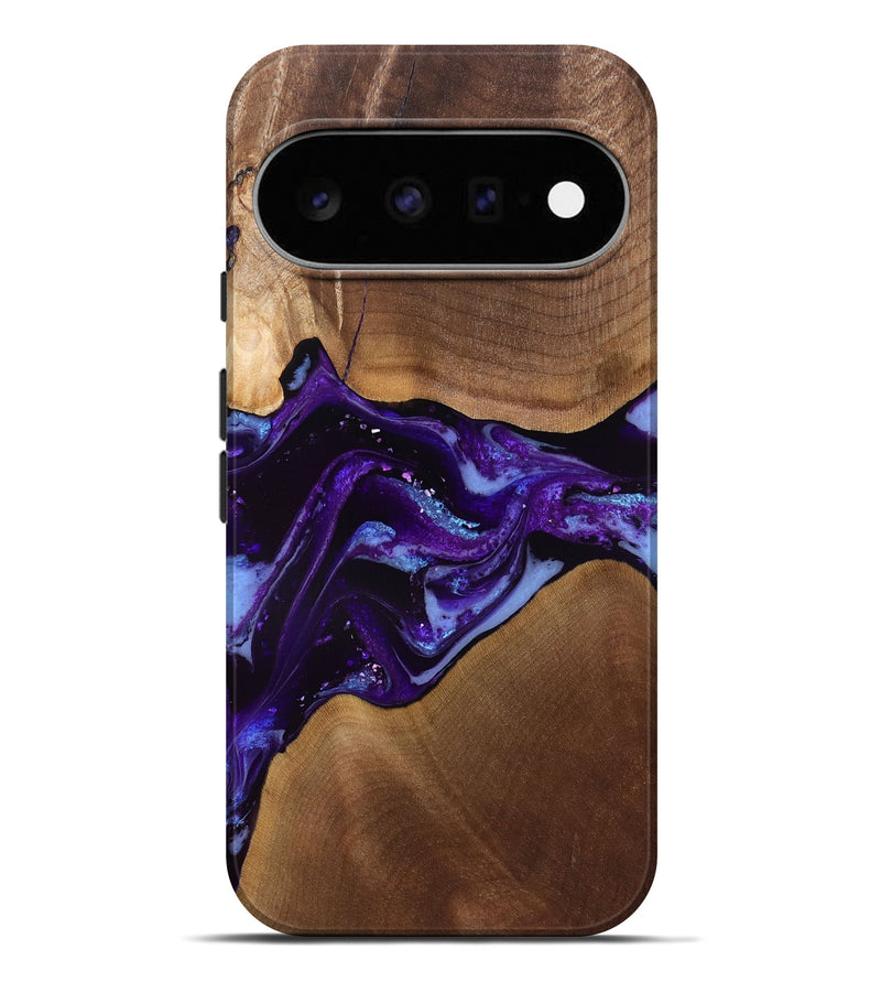 Pixel 11 Pro XL Wood Live Edge Phone Case - Cierra (Purple, 829793)