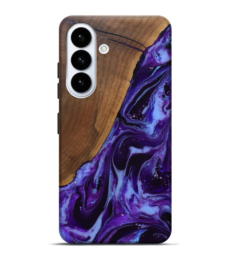 Galaxy S26 Plus Wood Live Edge Phone Case - Koen (Purple, 829794)