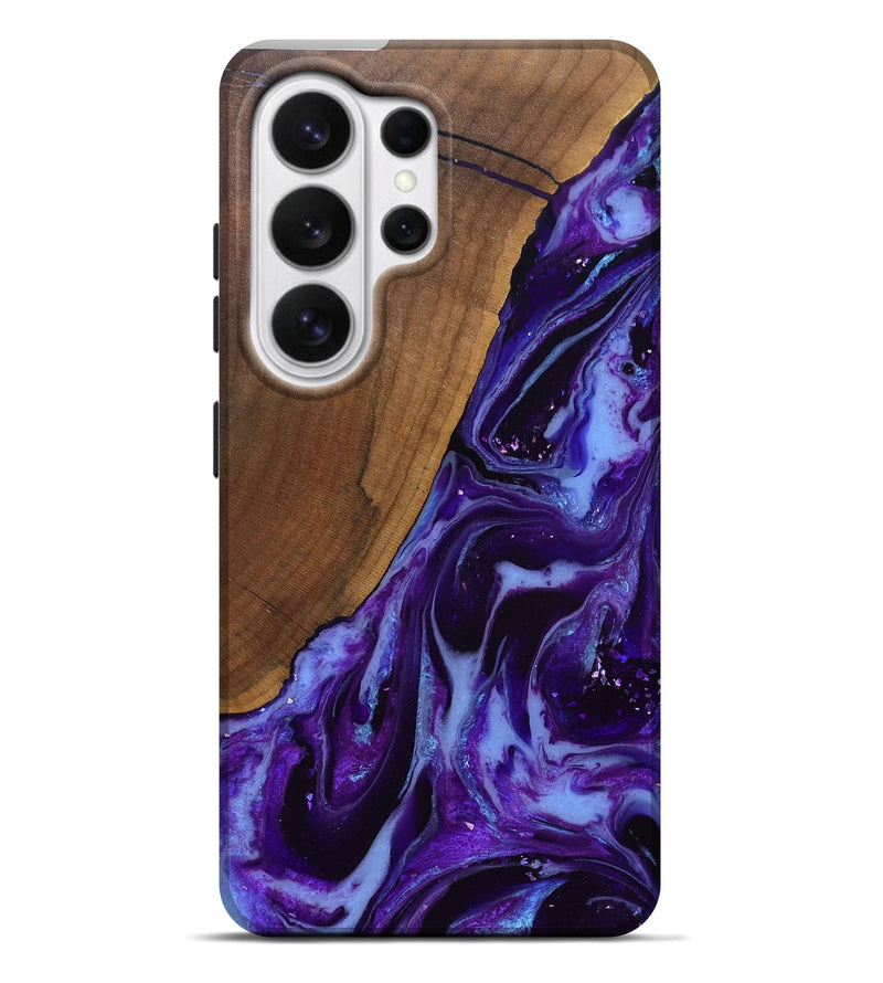 Galaxy S26 Ultra Wood Live Edge Phone Case - Koen (Purple, 829794)