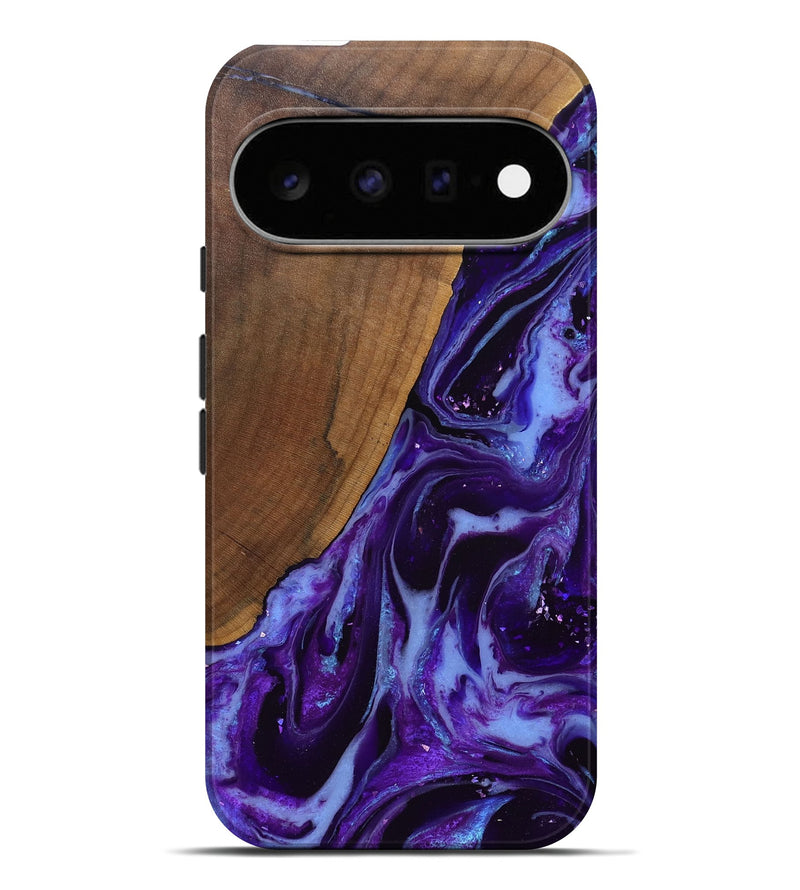 Pixel 11 Pro XL Wood Live Edge Phone Case - Koen (Purple, 829794)