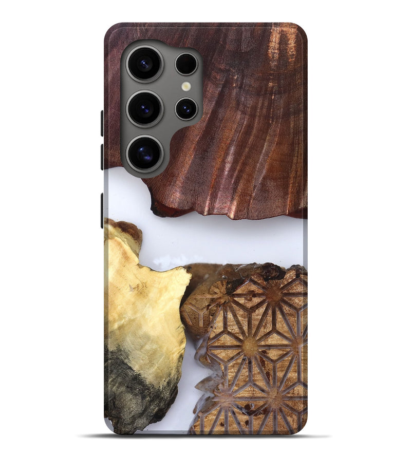 Galaxy S25 Ultra Wood Live Edge Phone Case - Deanna (Clear, 829796)