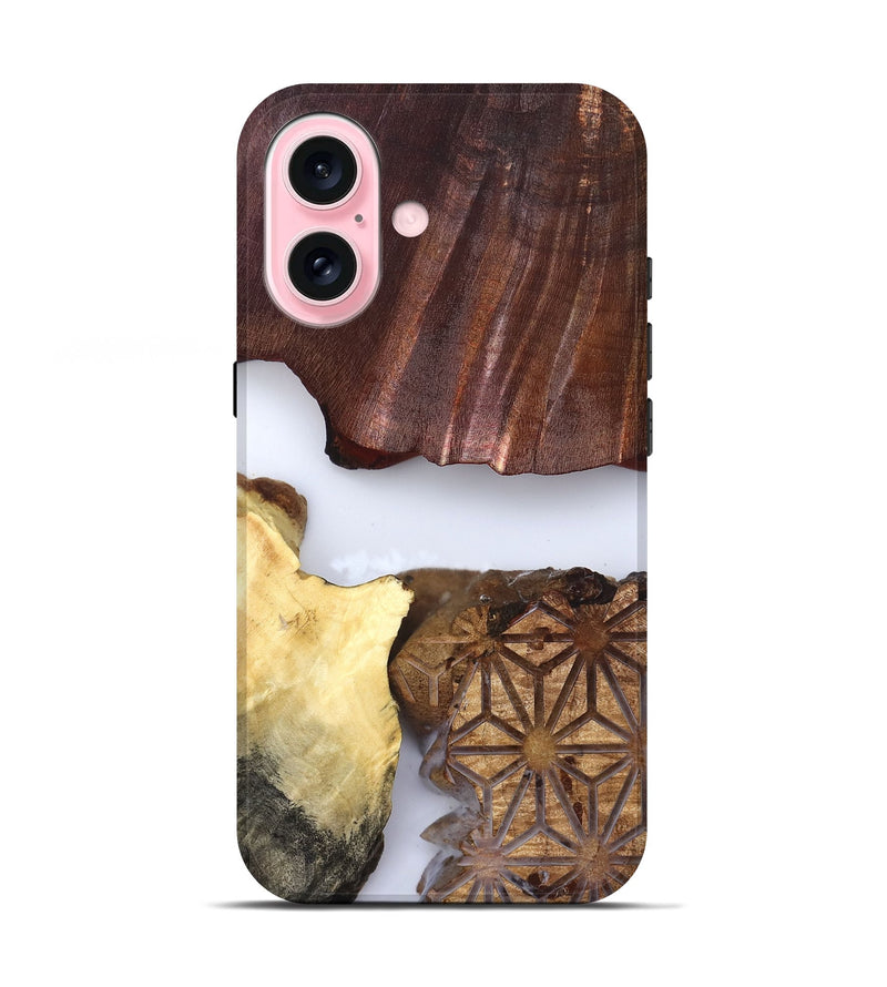 iPhone 17 Wood Live Edge Phone Case - Deanna (Clear, 829796)