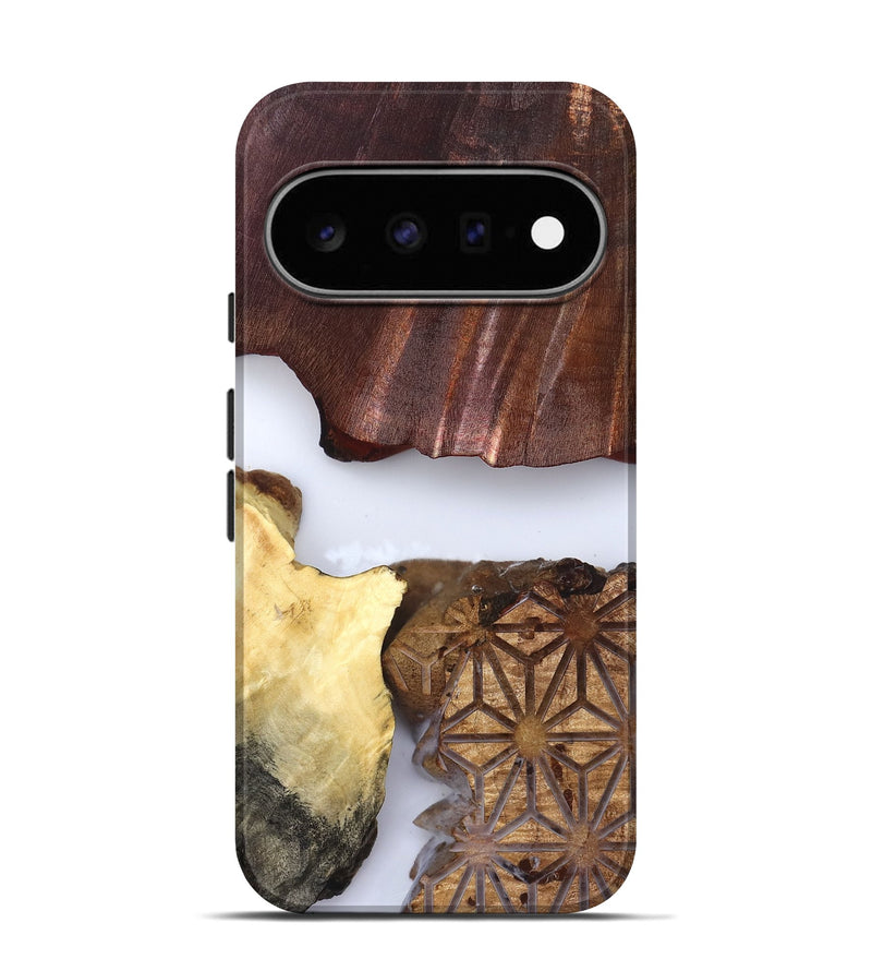 Pixel 11 Pro Wood Live Edge Phone Case - Deanna (Clear, 829796)