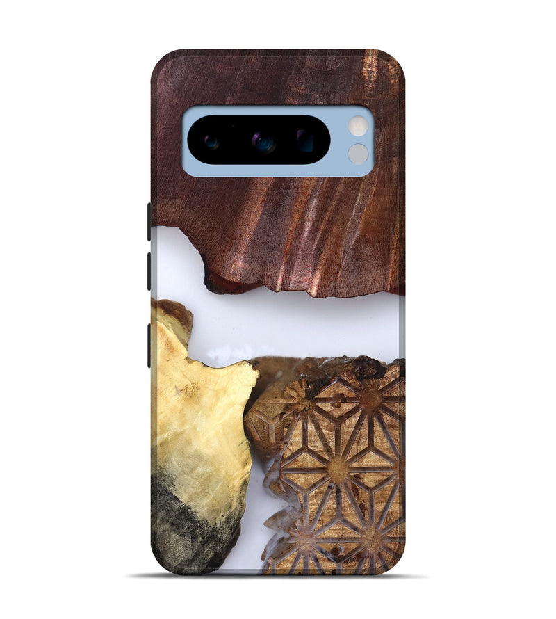 Pixel 8 Pro Wood Live Edge Phone Case - Deanna (Clear, 829796)