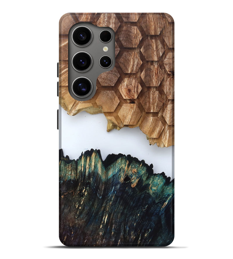 Galaxy S25 Ultra Wood Live Edge Phone Case - Fabian (Clear, 829798)