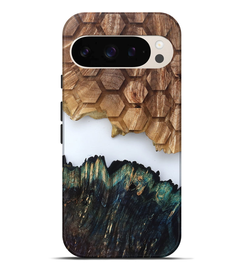 Pixel 10 Pro XL Wood Live Edge Phone Case - Fabian (Clear, 829798)