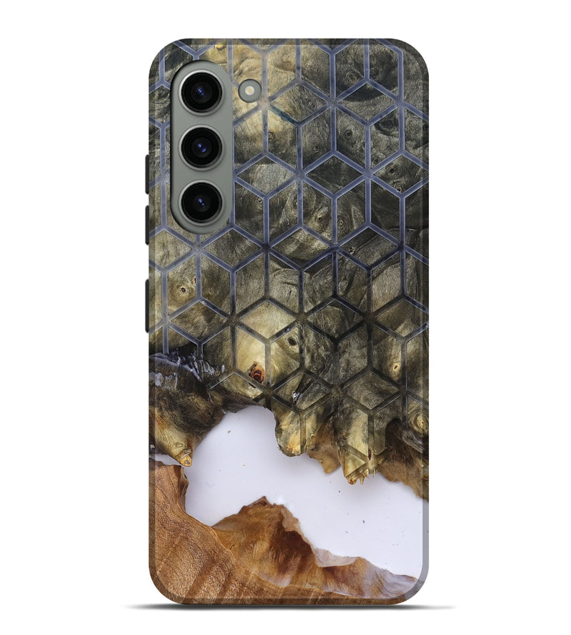 Galaxy S23 Plus Wood Live Edge Phone Case - Matteo (Clear, 829803)