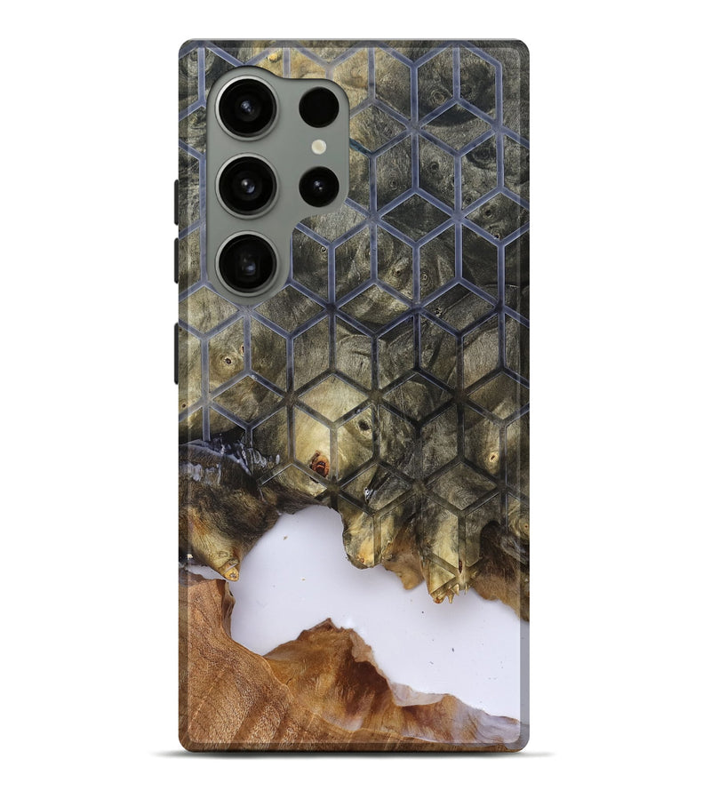 Galaxy S24 Ultra Wood Live Edge Phone Case - Matteo (Clear, 829803)