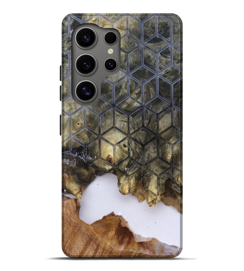 Galaxy S25 Ultra Wood Live Edge Phone Case - Matteo (Clear, 829803)