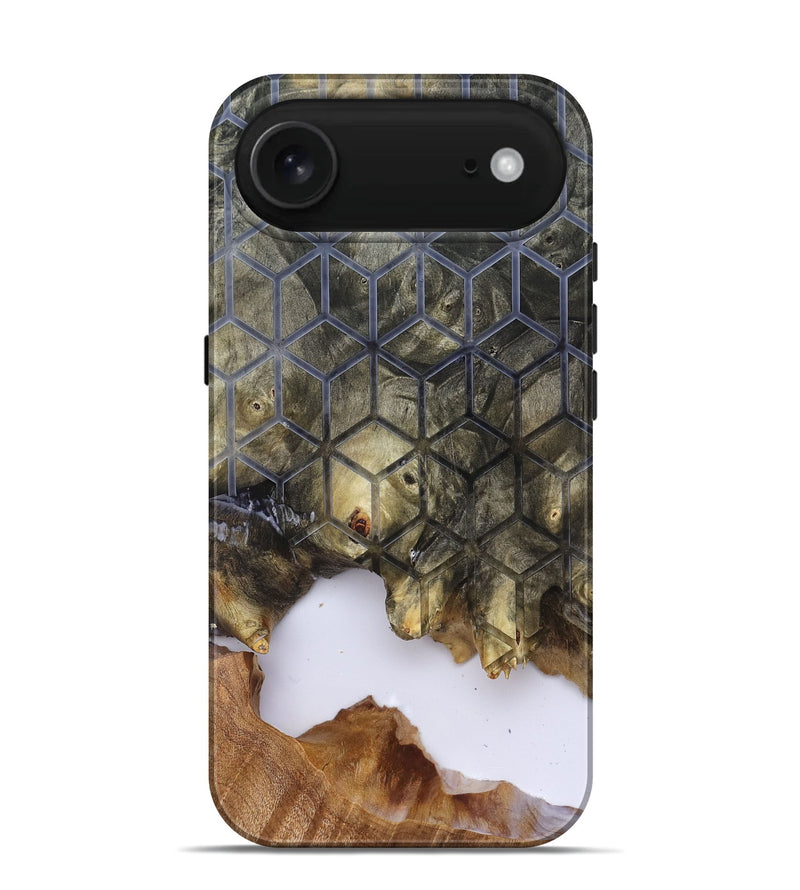 iPhone 17 Air Wood Live Edge Phone Case - Matteo (Clear, 829803)