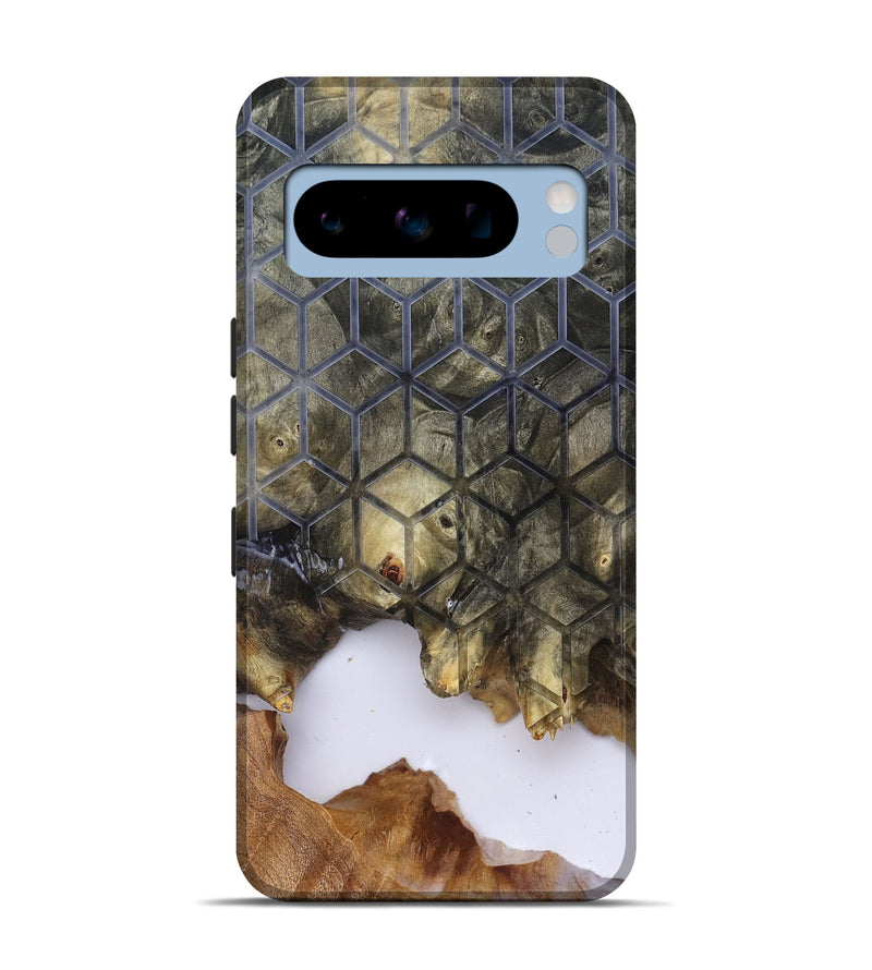 Pixel 8 Pro Wood Live Edge Phone Case - Matteo (Clear, 829803)