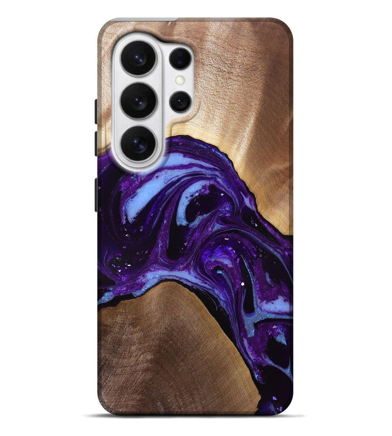 Galaxy S26 Ultra Wood Live Edge Phone Case - Gavyn (Purple, 829805)