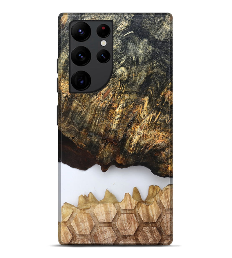 Galaxy S22 Ultra Wood Live Edge Phone Case - Artis (Clear, 829808)