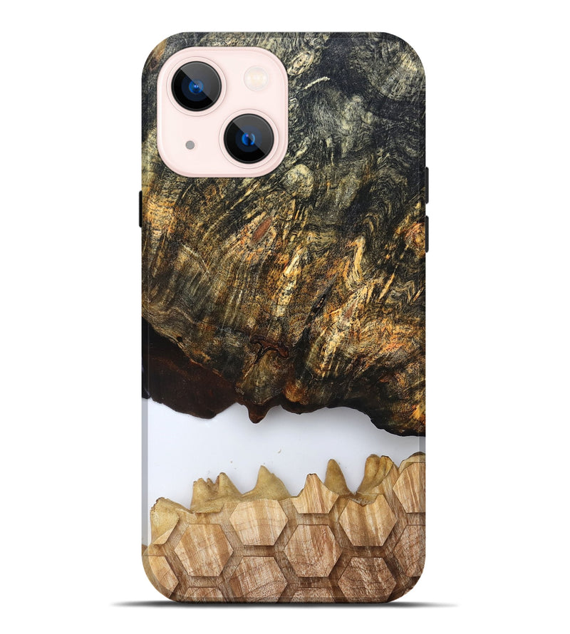 iPhone 14 Plus Wood Live Edge Phone Case - Artis (Clear, 829808)