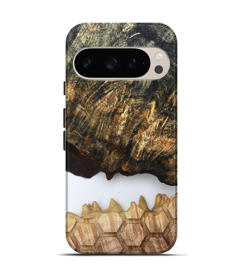 Pixel 10 Pro Wood Live Edge Phone Case - Artis (Clear, 829808)