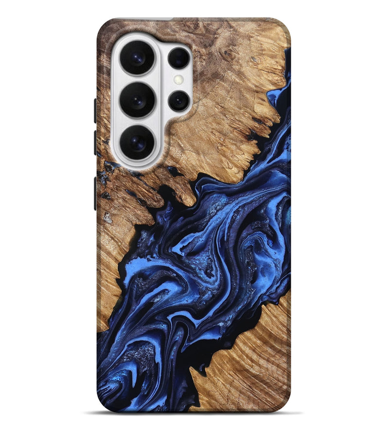 Galaxy S26 Ultra Wood Live Edge Phone Case - Emery (Blue, 829814)