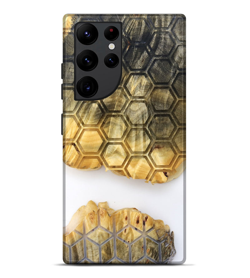 Galaxy S22 Ultra Wood Live Edge Phone Case - Ron (Clear, 829818)