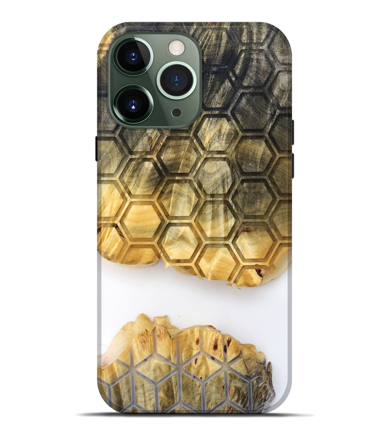 iPhone 13 Pro Max Wood Live Edge Phone Case - Ron (Clear, 829818)