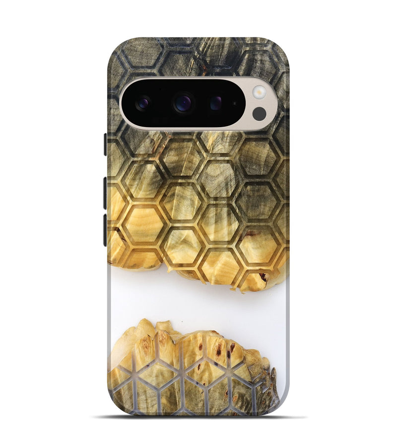 Pixel 10 Pro Wood Live Edge Phone Case - Ron (Clear, 829818)