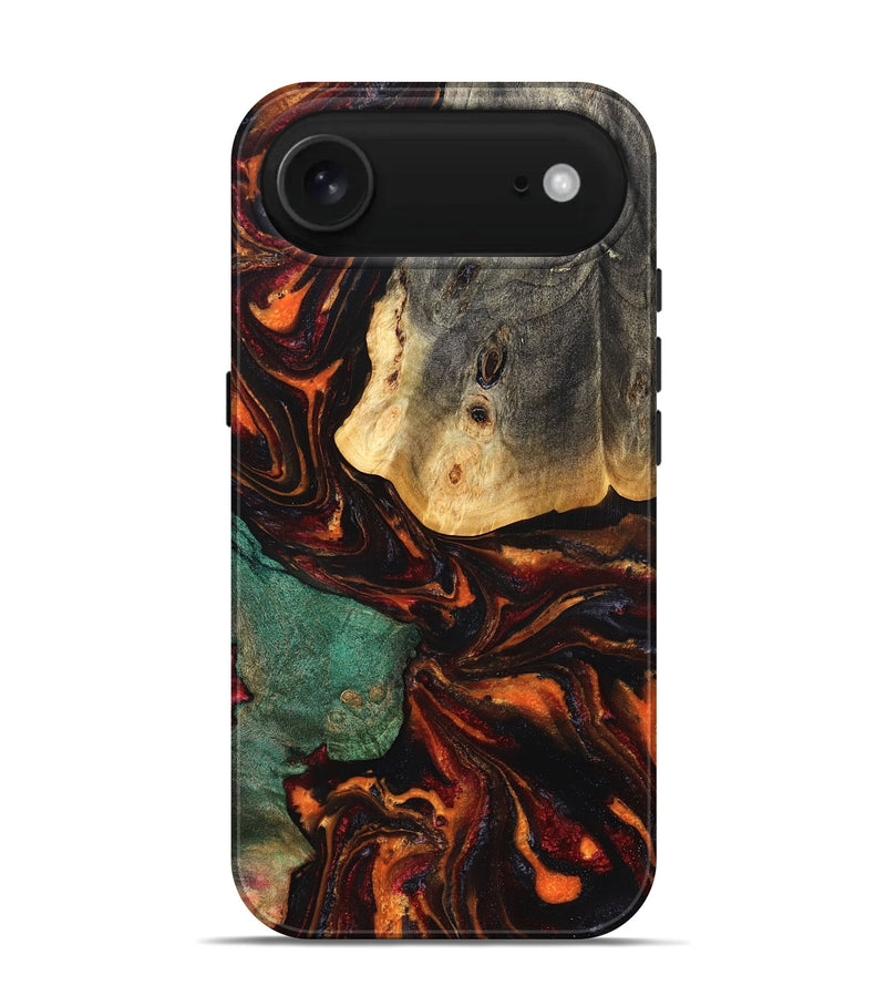 iPhone 17 Air Wood Live Edge Phone Case - Madie (Red, 829820)