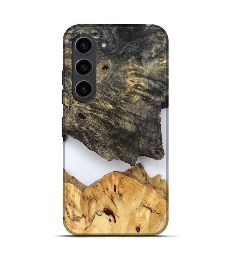 Galaxy S23 Wood Live Edge Phone Case - Teena (Clear, 829822)