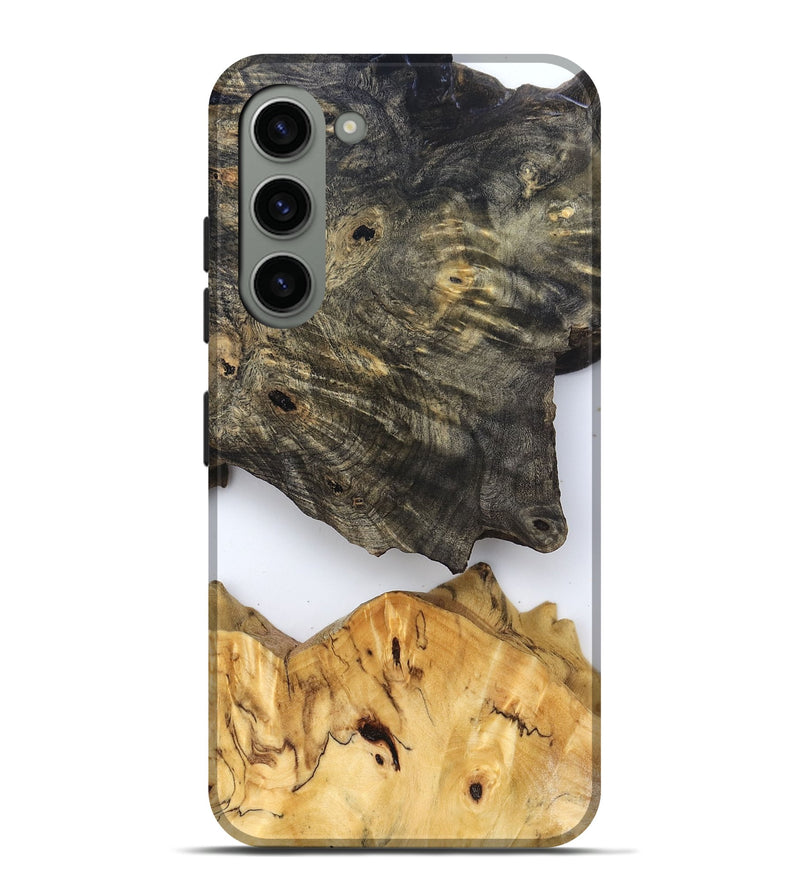 Galaxy S23 Plus Wood Live Edge Phone Case - Teena (Clear, 829822)