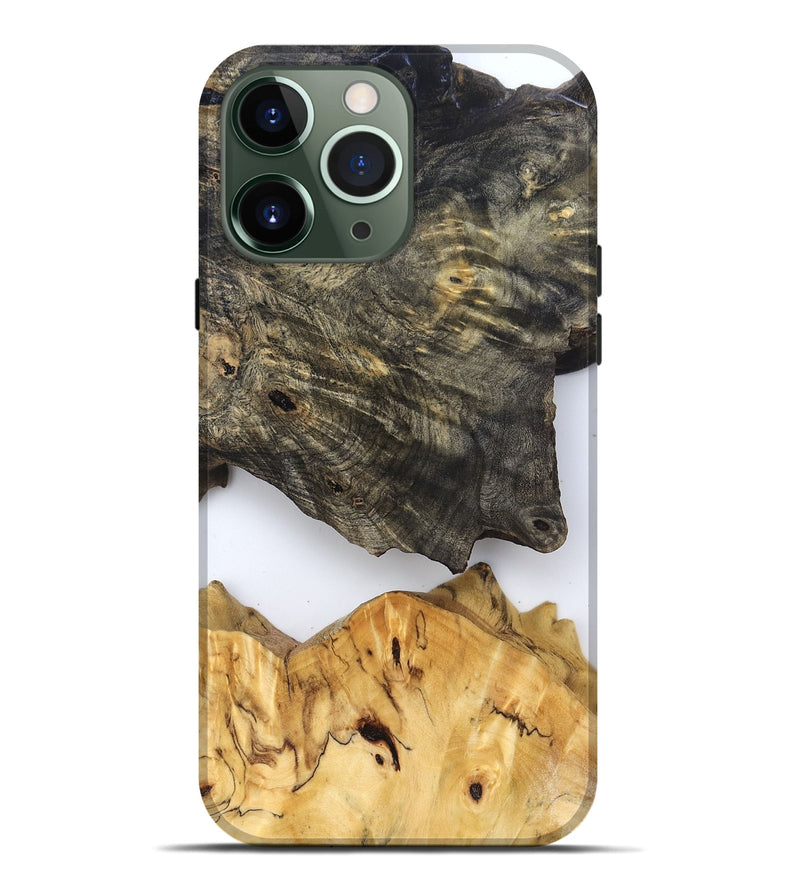 iPhone 13 Pro Max Wood Live Edge Phone Case - Teena (Clear, 829822)