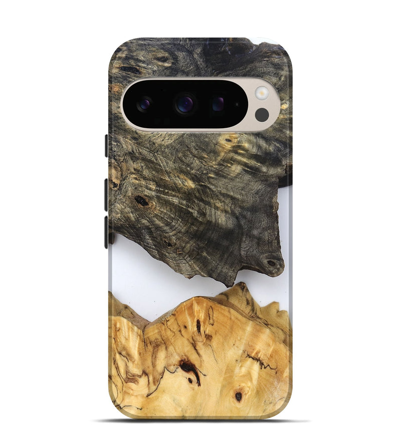 Pixel 10 Wood Live Edge Phone Case - Teena (Clear, 829822)