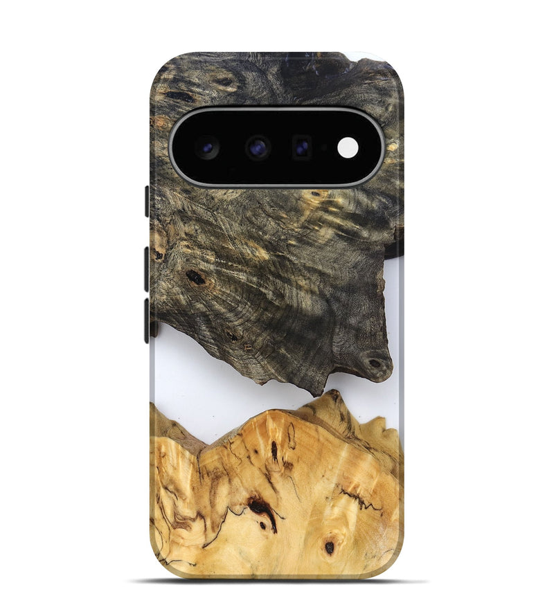 Pixel 11 Wood Live Edge Phone Case - Teena (Clear, 829822)