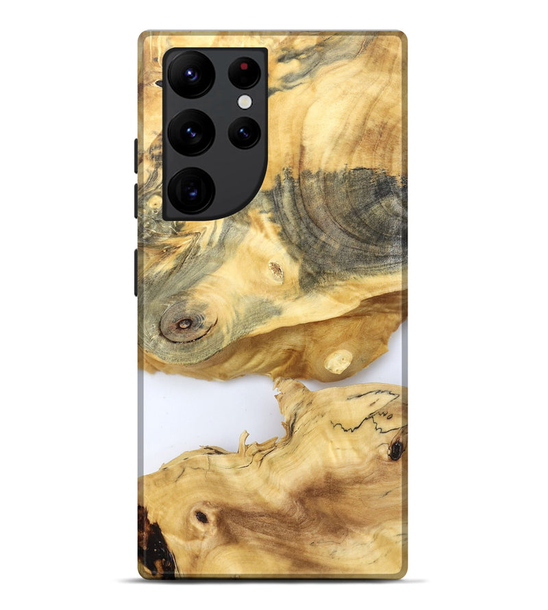 Galaxy S22 Ultra Wood Live Edge Phone Case - Charlee (Clear, 829830)