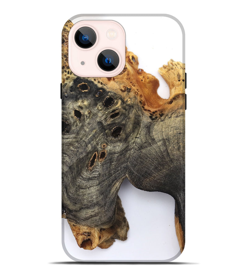 iPhone 14 Plus Wood Live Edge Phone Case - Kamari (Clear, 829833)
