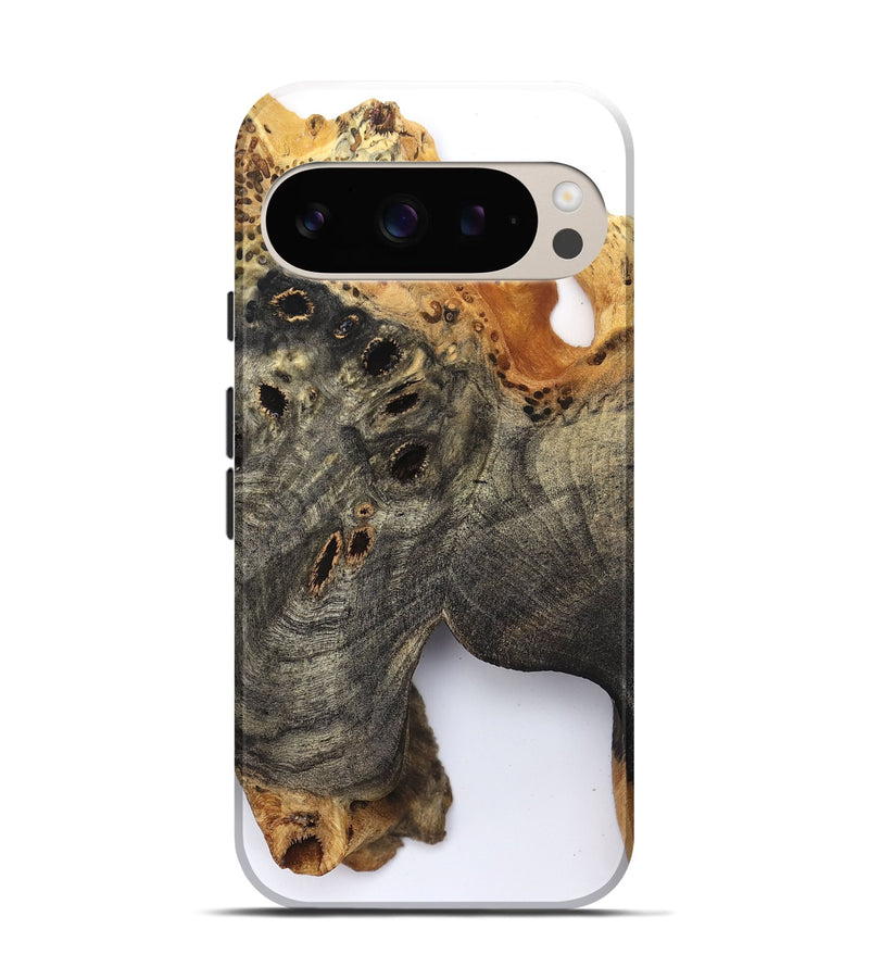 Pixel 9 Pro Wood Live Edge Phone Case - Kamari (Clear, 829833)